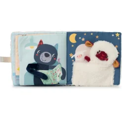 Hot Livre d'activités en tissu Bonne nuit Yvan Livre Bébé En Tissu