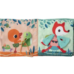 New Livre d'activités Jules j'apprends à m'habiller Livre Bébé En Tissu