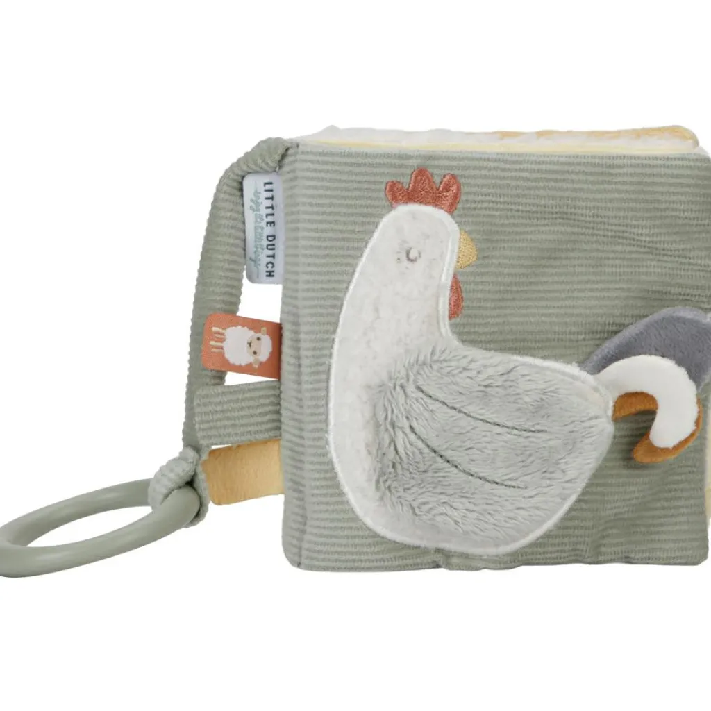 Clearance Livre d'activités pour poussette Little Farm Livre Bébé En Tissu