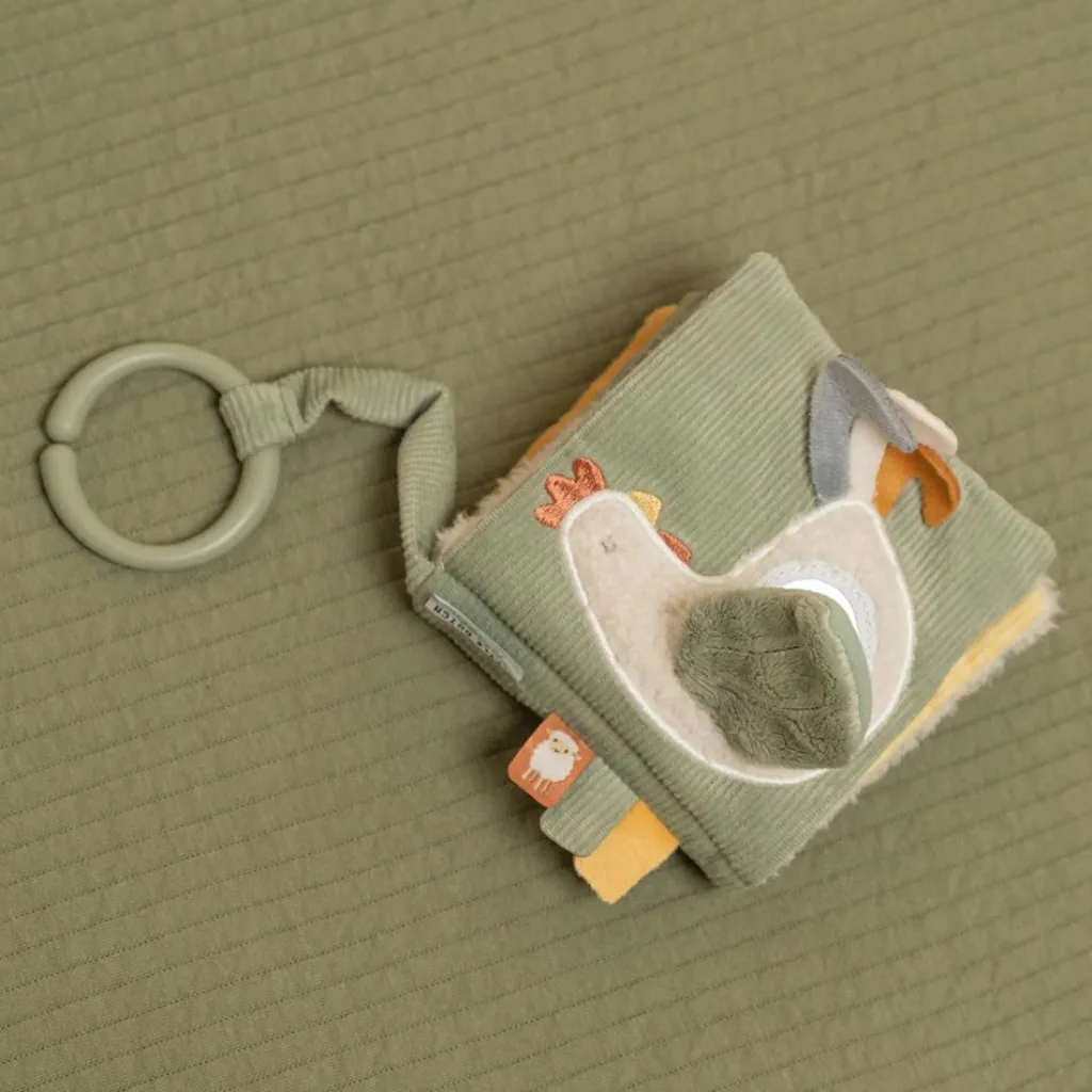 Clearance Livre d'activités pour poussette Little Farm Livre Bébé En Tissu