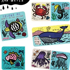 Wee Gallery Livre de bain Animaux de l'océan
