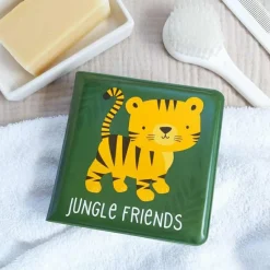 A Little Lovely Company Livre de bain Jungle Friends Tigre