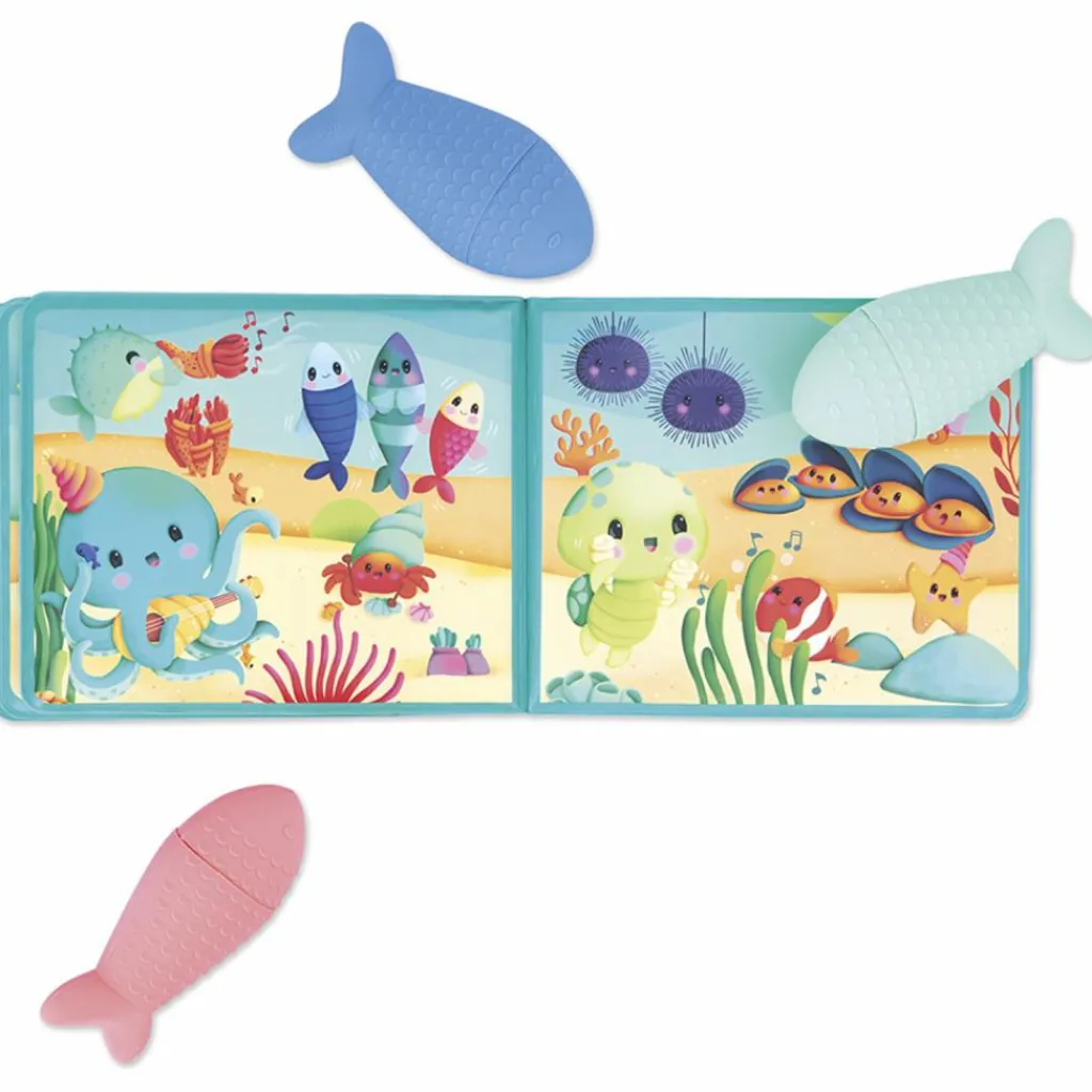 Janod Livre de bain La fête sous l'océan (4 pièces)