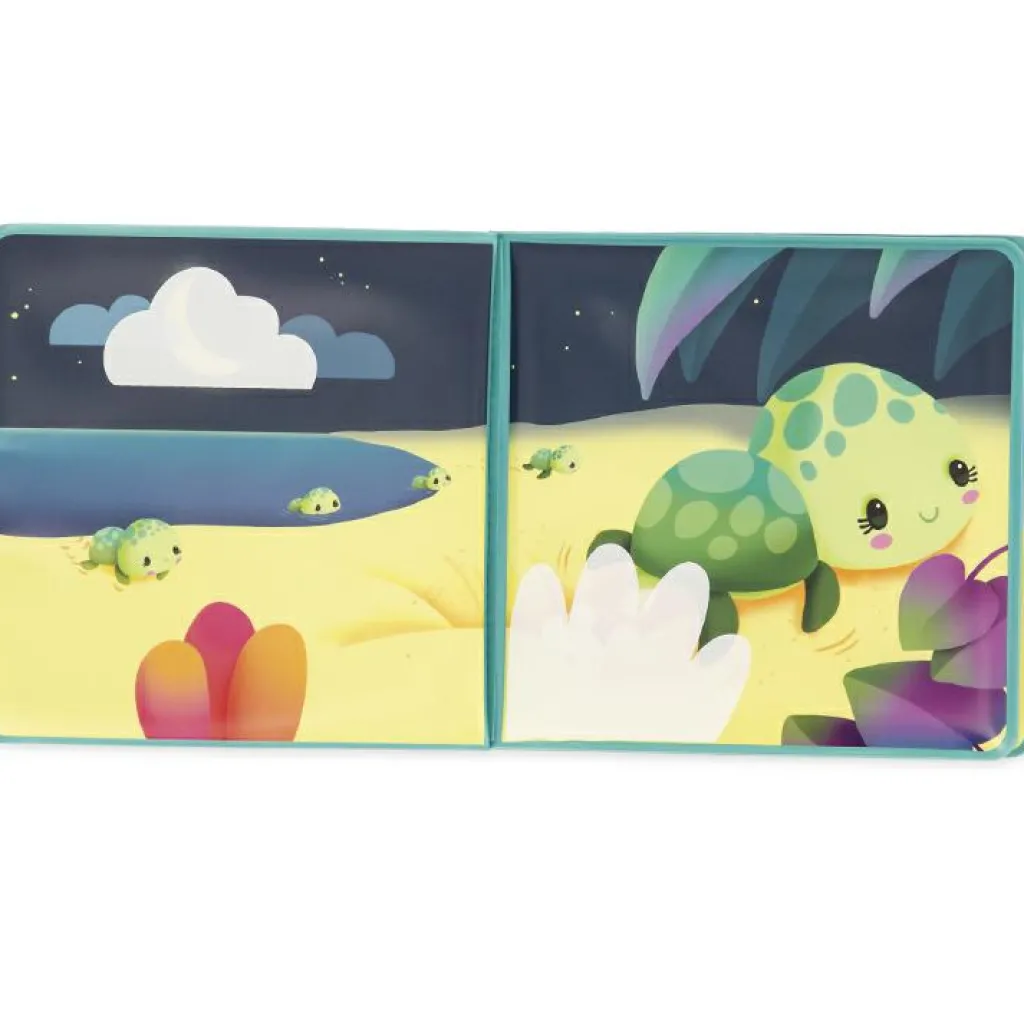 Janod Livre de bain La vie magique des tortues