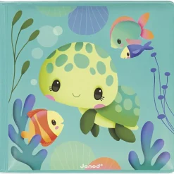 Janod Livre de bain La vie magique des tortues