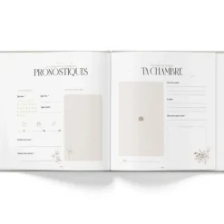 Discount Livre de grossesse 9 mois à t'attendre (124 pages) Souvenir De Grossesse