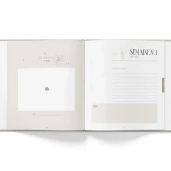 Discount Livre de grossesse 9 mois à t'attendre (124 pages) Souvenir De Grossesse