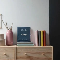 Best Livre de naissance bleu pétrole 88 pages (personnalisable) Livre De Naissance / Album Photo