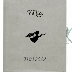 Les Griottes Livre de naissance gris clair 88 pages (personnalisable)