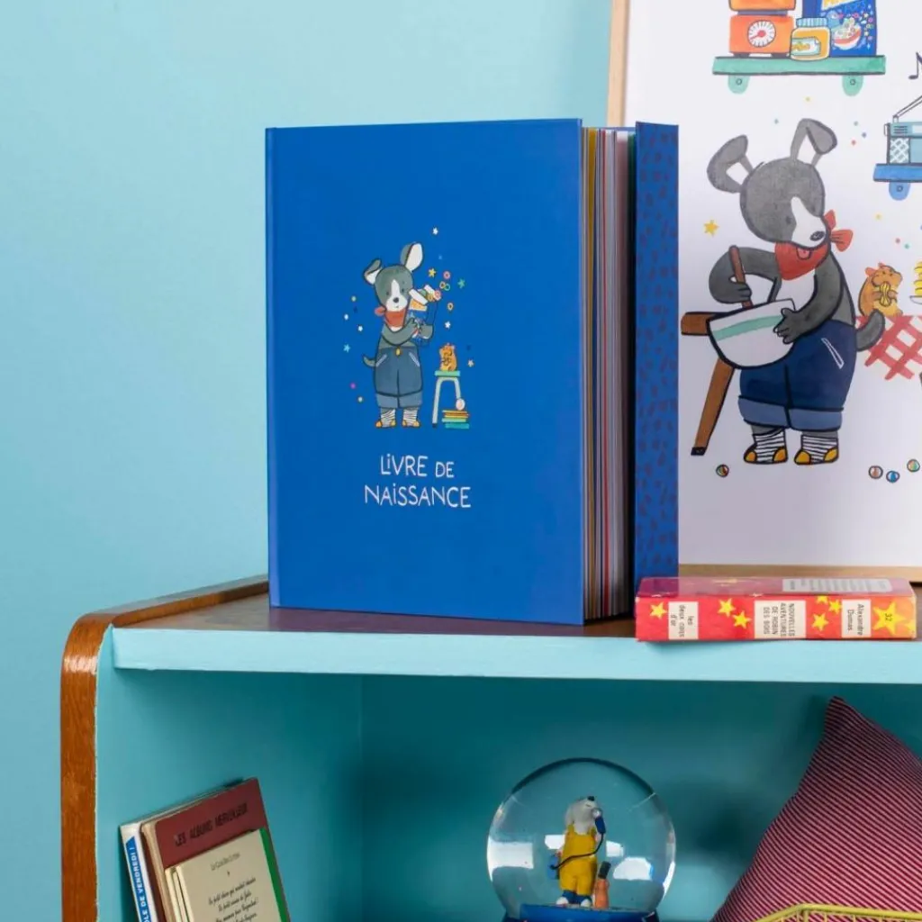 Outlet Livre de naissance Puce et Pilou (80 pages) Livre De Naissance / Album Photo