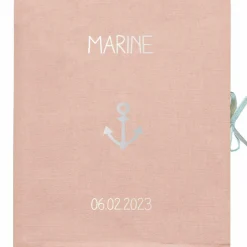 Les Griottes Livre de naissance rose poudré 88 pages (personnalisable)