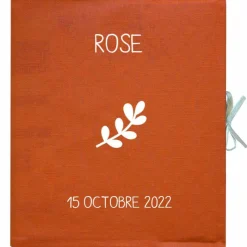 Best Livre de naissance terracotta 88 pages (personnalisable) Livre De Naissance / Album Photo