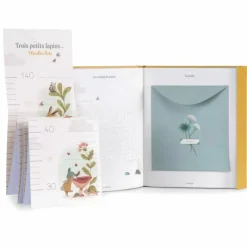 Moulin Roty Livre de naissance Trois petits lapins (80 pages)