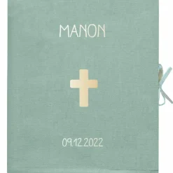 Les Griottes Livre de naissance vert amande 88 pages (personnalisable)