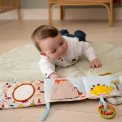 Little Big Friends Livre d'éveil 2 en 1 Les Amis Dinos