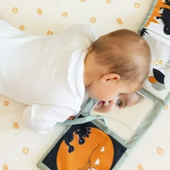 Livre d'éveil Diplododo Livre Bébé En Tissu