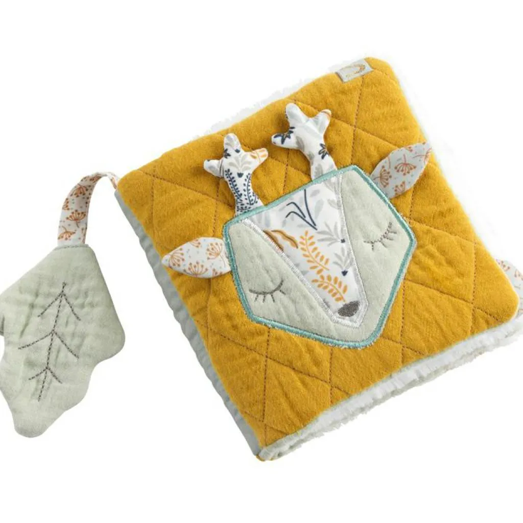 Best Livre d'éveil en tissu daim Promenons-nous Livre Bébé En Tissu