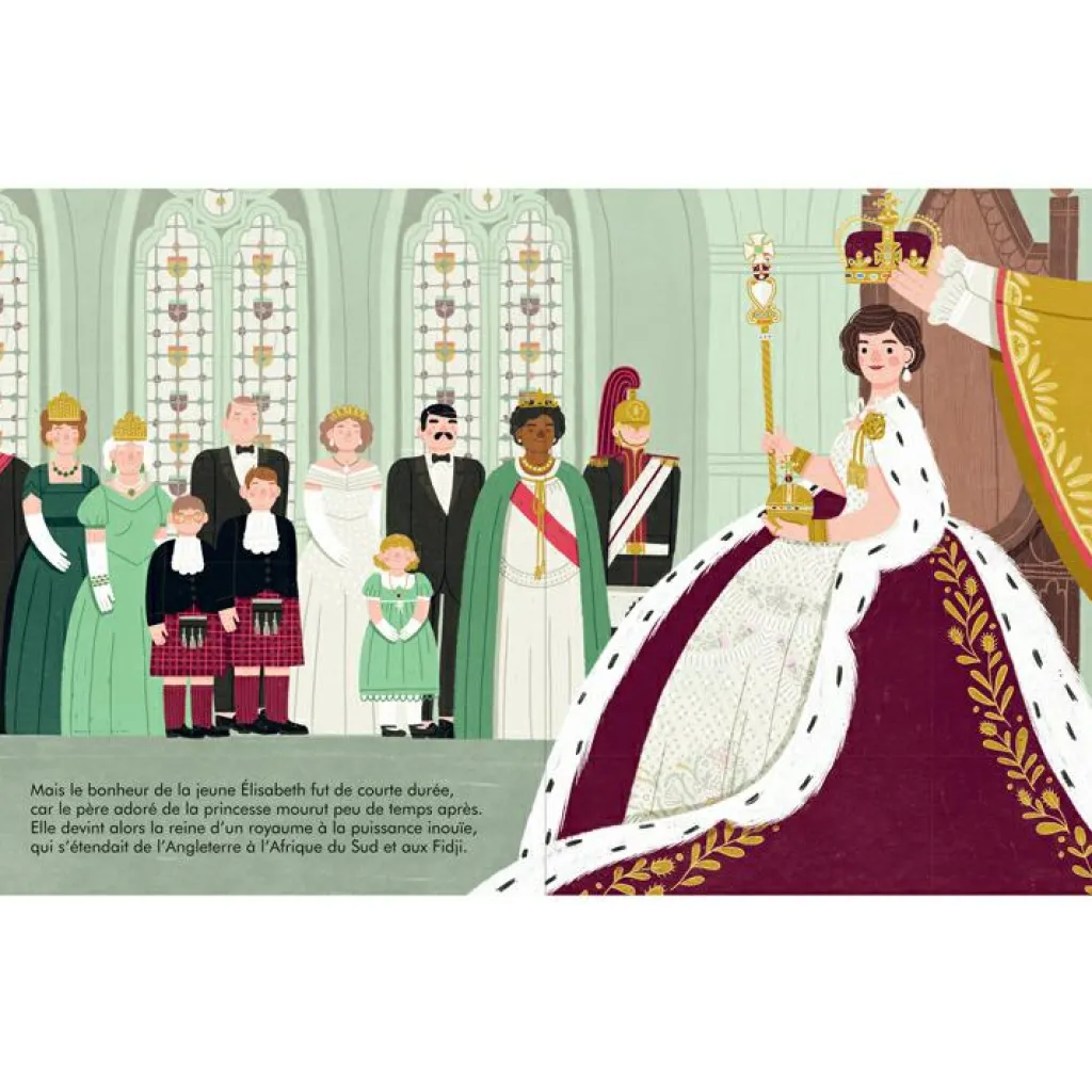 Enfant Editions Kimane Livre La Reine Elisabeth II
