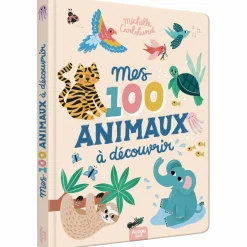 Livre Mes 100 animaux à découvrir X Michelle Carlslund Imagier