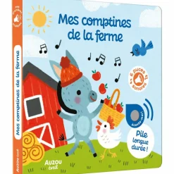 Livre Mes comptines de la ferme Mes premiers sonores Livre Sonore