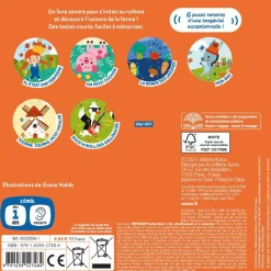 Livre Mes comptines de la ferme Mes premiers sonores Livre Sonore