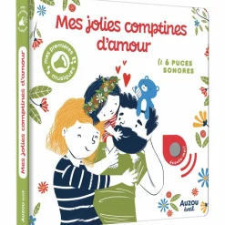 Auzou Editions Livre Mes jolies comptines d'amour Mes premiers sonores