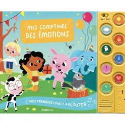 Clearance Livre Mes premiers livres à écouter Mes comptines des émotions Livre Sonore