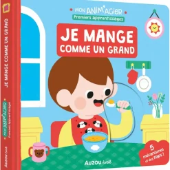 Hot Livre Mon anim'agier Premiers apprentissages - Je mange comme un grand Premiers Livres