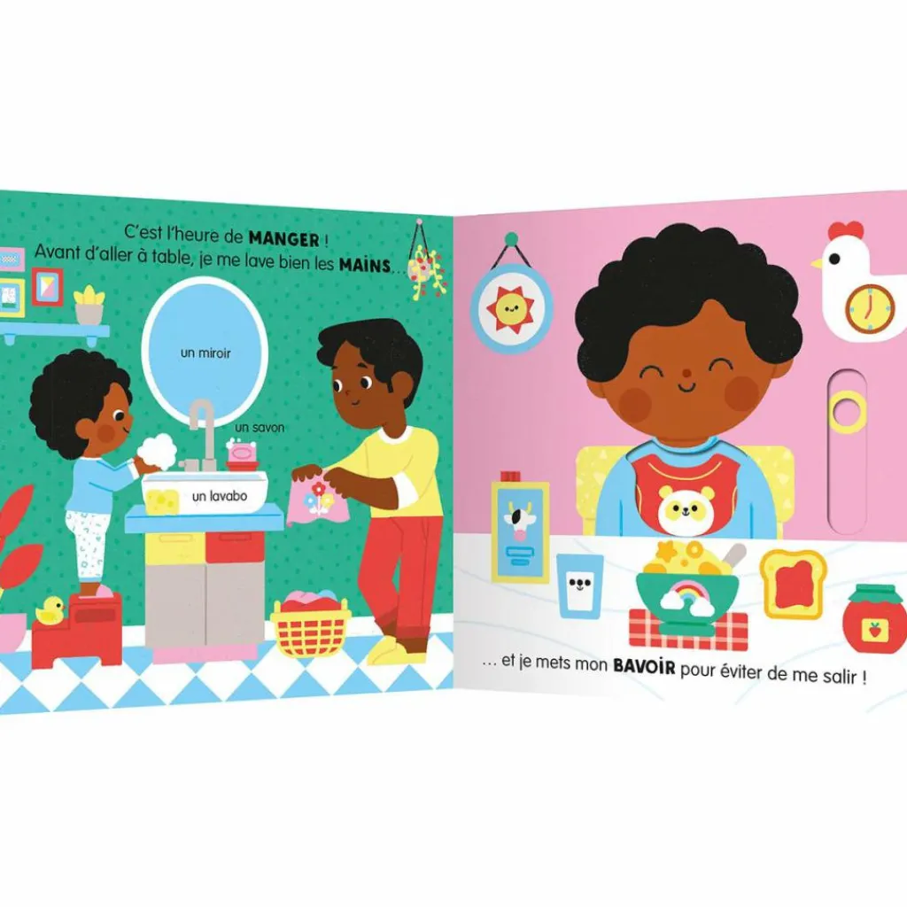 Hot Livre Mon anim'agier Premiers apprentissages - Je mange comme un grand Premiers Livres