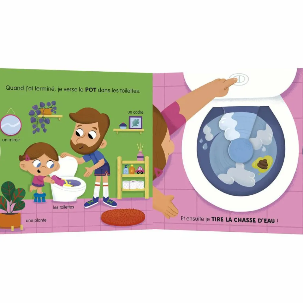 Discount Livre Mon anim'agier Premiers apprentissages - Je vais sur le pot Premiers Livres