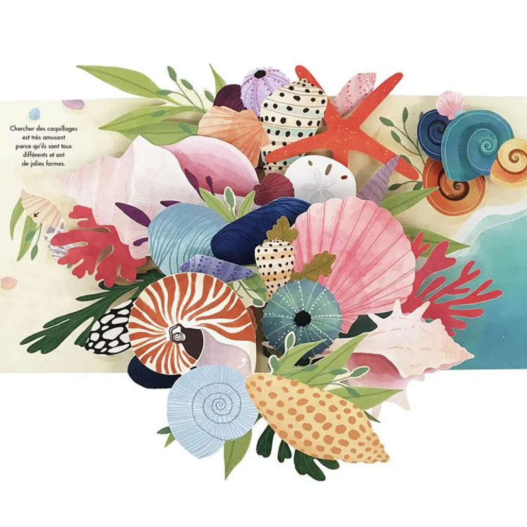 Enfant Editions Kimane Livre pop-up Trésors de l'Océan