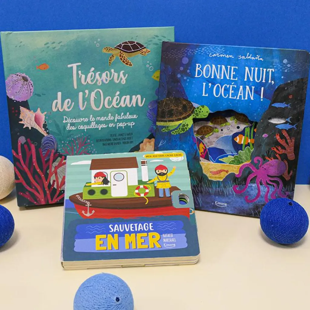 Enfant Editions Kimane Livre pop-up Trésors de l'Océan