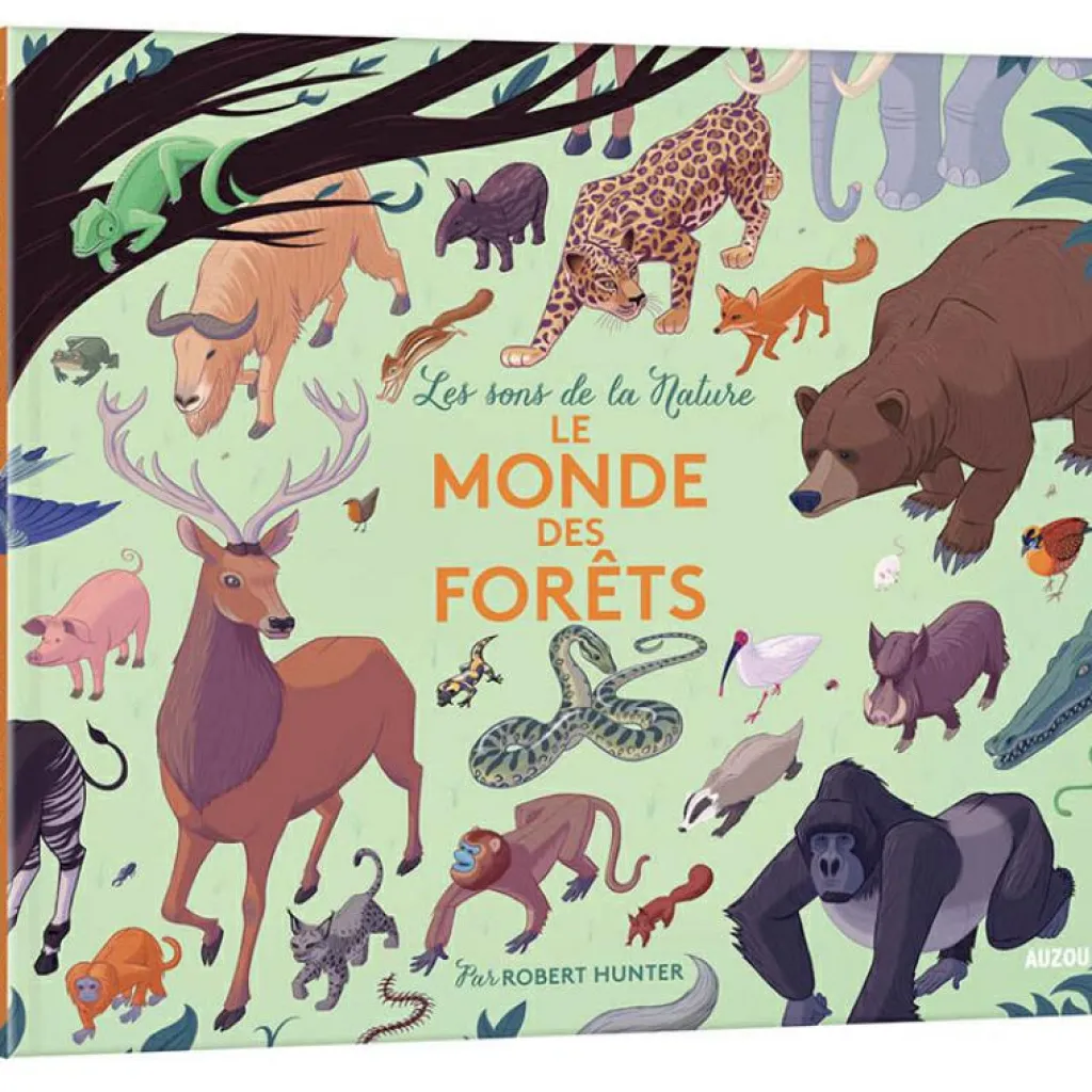 New Livre sonore Le monde des forêts (collection Les sons de la nature) Enfant Livre Enfant