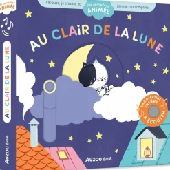 Best Livre sonore Ma comptine animée - Au clair de la lune Livre Sonore