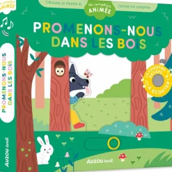 Auzou Editions Livre sonore Ma comptine animée - Promenons-nous dans les bois