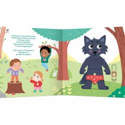 Auzou Editions Livre sonore Ma comptine animée - Promenons-nous dans les bois