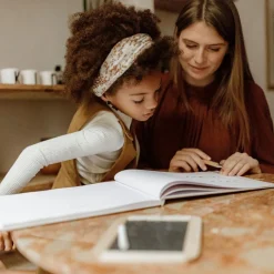 Zakuw Livre Souvenirs d'école en lin (8 périodes scolaires)