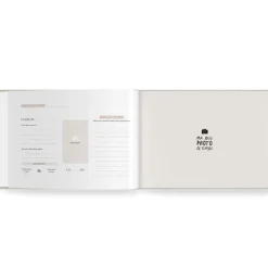 Zakuw Livre Souvenirs d'école en lin (8 périodes scolaires)