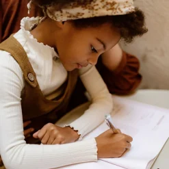 Zakuw Livre Souvenirs d'école en lin (8 périodes scolaires)