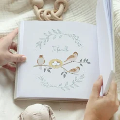 New Livre Souvenirs de bébé Première année Livre De Naissance / Album Photo