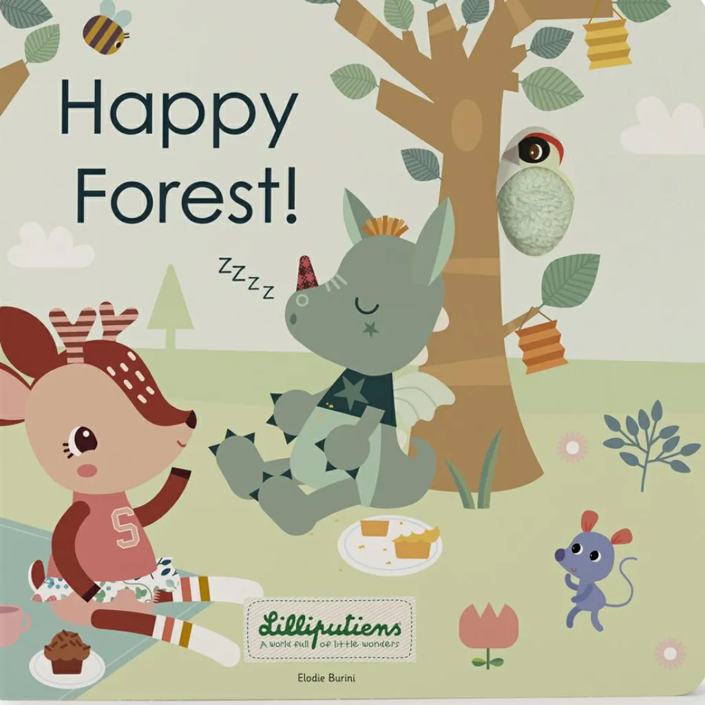 Lilliputiens Livre tactile et sonore Happy Forest