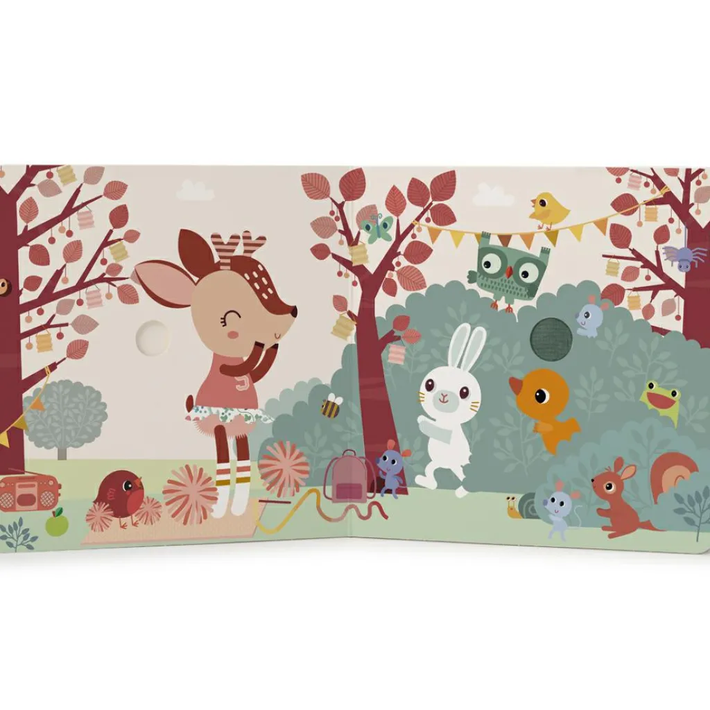 Lilliputiens Livre tactile et sonore Happy Forest