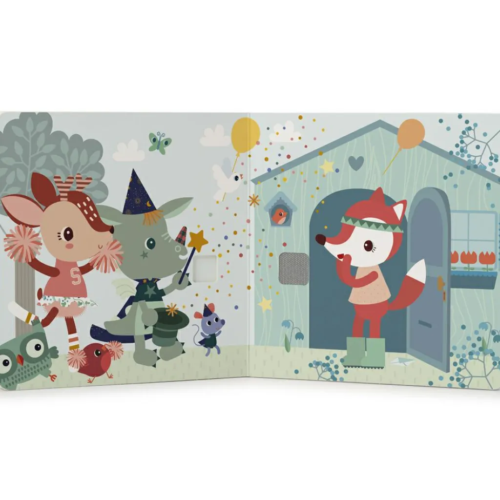 Lilliputiens Livre tactile et sonore Happy Forest