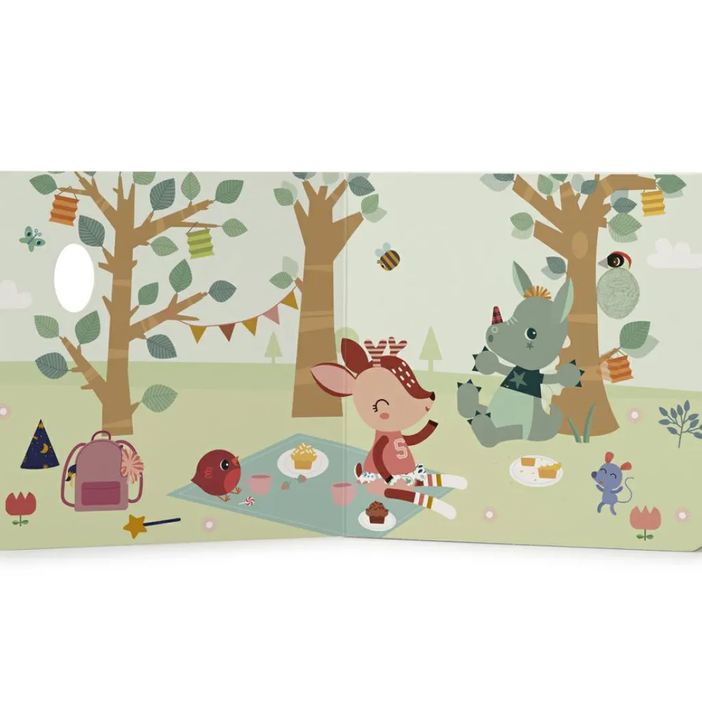 Lilliputiens Livre tactile et sonore Happy Forest