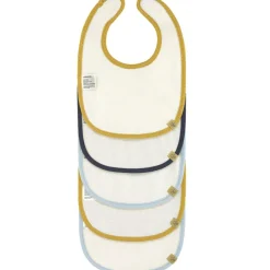 Lot 5 bavoirs en éponge coton bio baleine Little Water Bavoirs