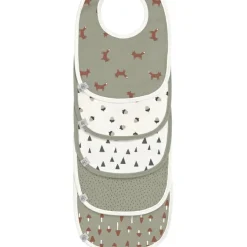 Best Lot 5 bavoirs en éponge coton bio Little Forest Renard Bavoirs