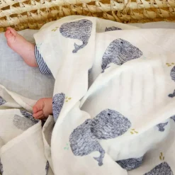 Lässig Lot 2 maxi langes baleine Little Water (120 x 120 cm)