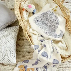 Lässig Lot 2 maxi langes baleine Little Water (120 x 120 cm)