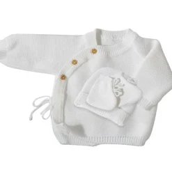 Online Lot brassière, bonnet et chaussons Blanc (0-1 mois) Layette Bébé