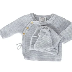 Online Lot brassière, bonnet et chaussons Gris (0-1 mois) Layette Bébé